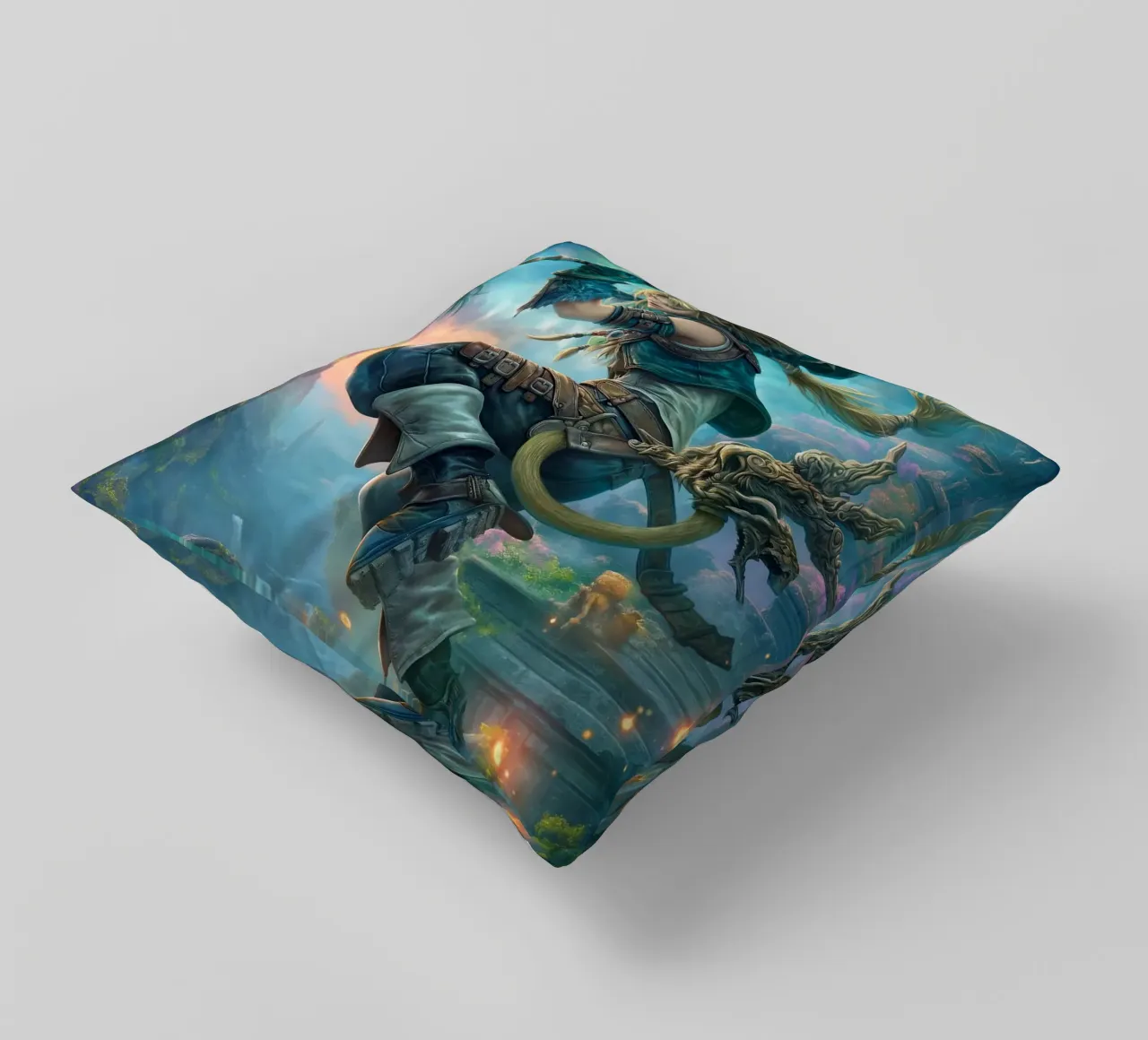 Zidane Tribale Final Fantasy IX cuscino da Fleur de Lys