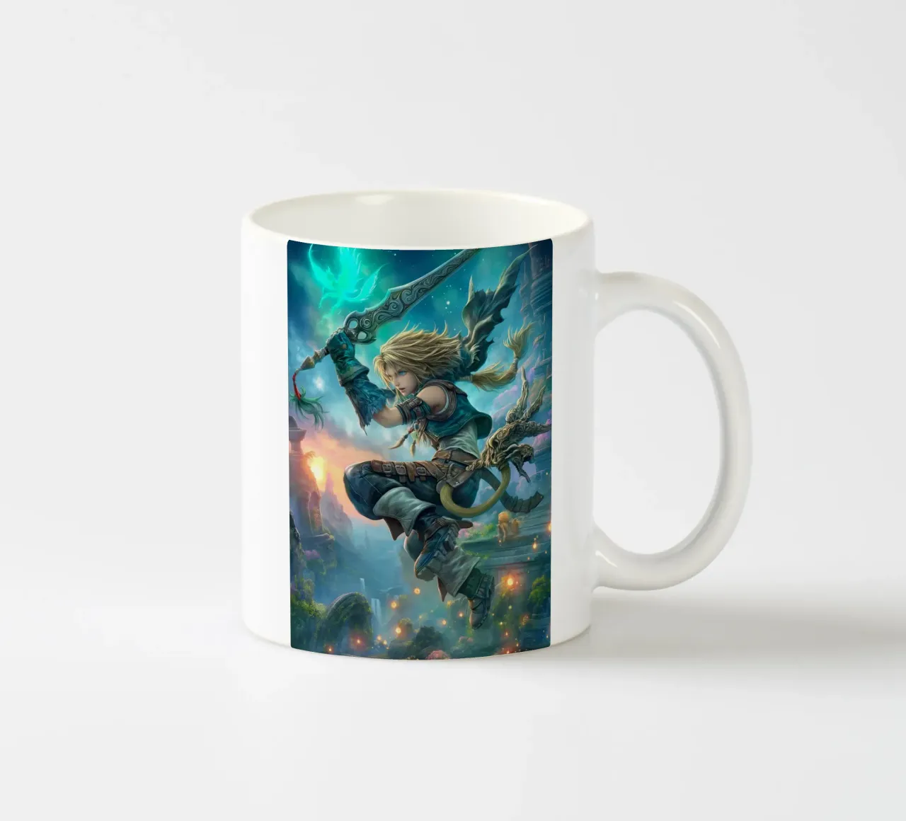 Zidane Tribale Final Fantasy IX tazza in ceramica da Fleur de Lys
