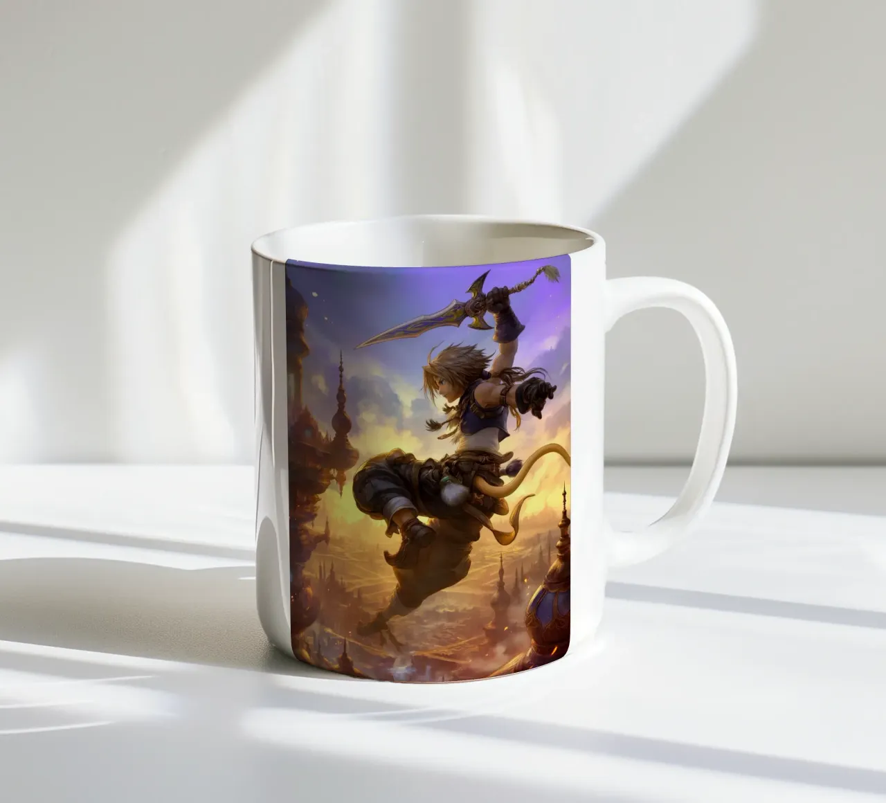 Zidane Tribale Final Fantasy IX tazza in ceramica da Fleur de Lys