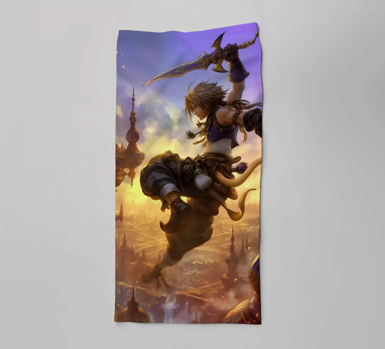 Zidane Tribale Final Fantasy IX asciugamano da bagno da Fleur de Lys