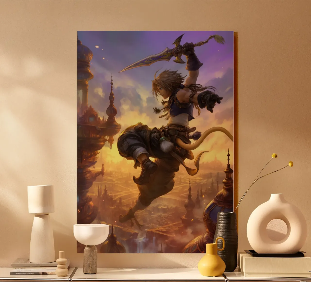 Zidane Tribale Final Fantasy IX alluminio dibond da Fleur de Lys