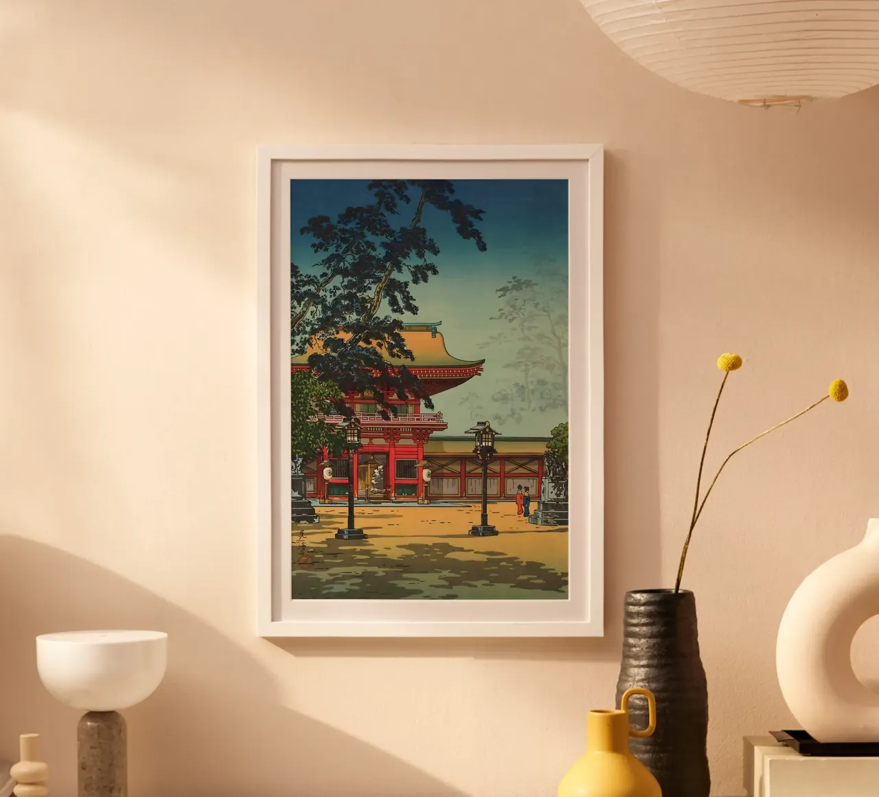 Hakozaki Hachimangu Temple (Hakozaki Hachimangu) 1938 carta hahnemühle da GoArt