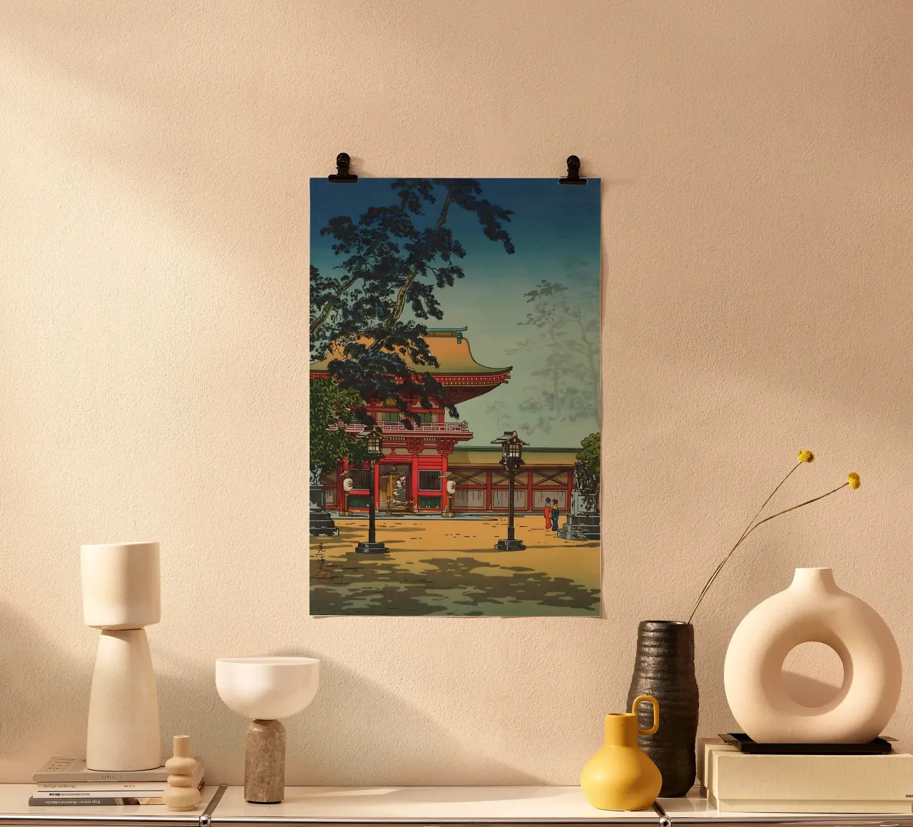 Hakozaki Hachimangu Temple (Hakozaki Hachimangu) 1938 carta hahnemühle da GoArt
