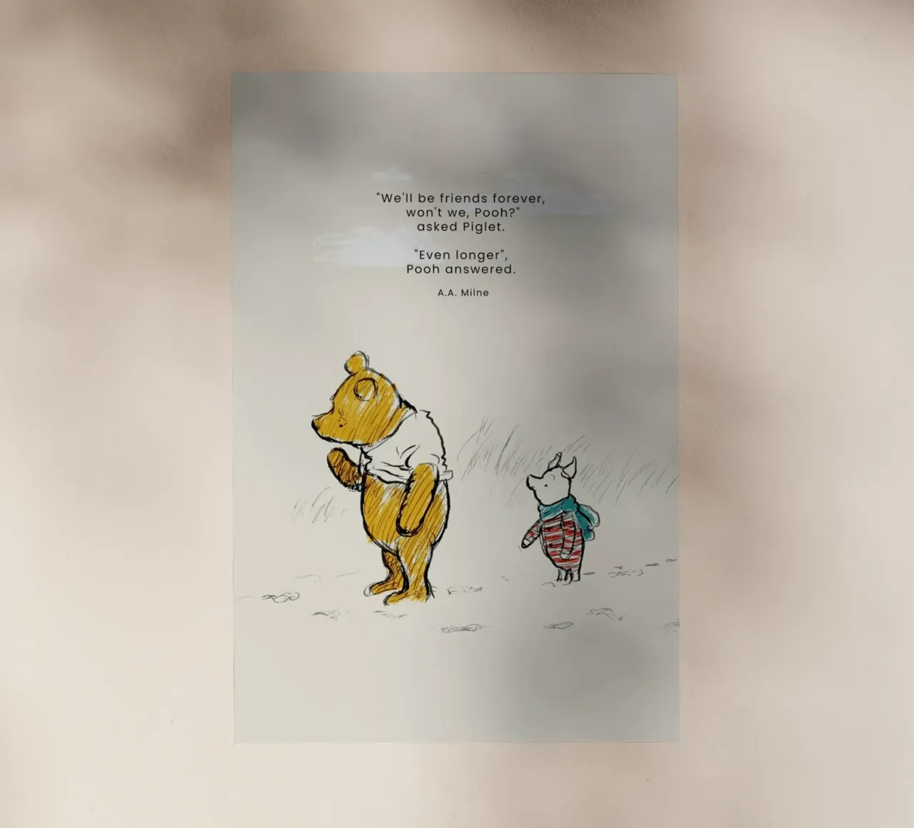 Friends Forever pellicola backlit da Vintage by JUNIQE