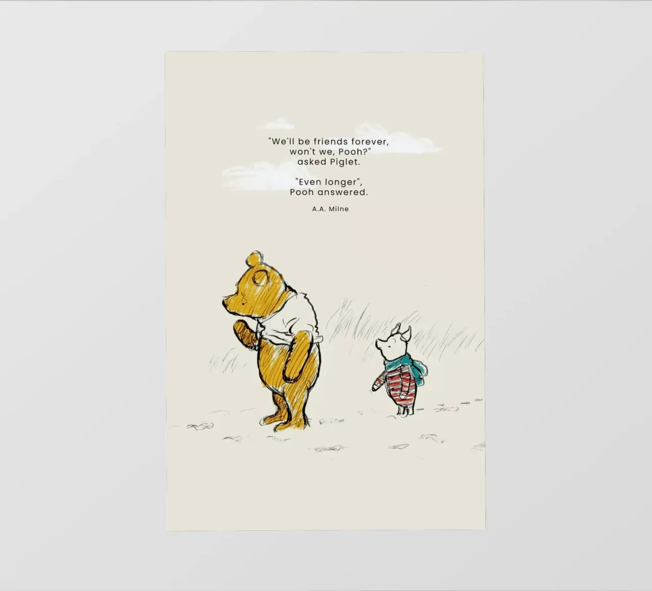 Friends Forever pellicola backlit da Vintage by JUNIQE