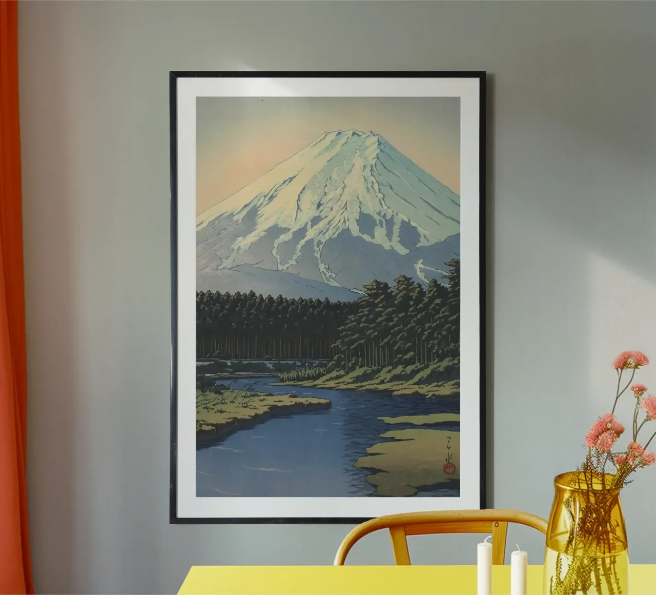 Oshino no Fuji San 1942 by Kawase Hasui poster da GoArt