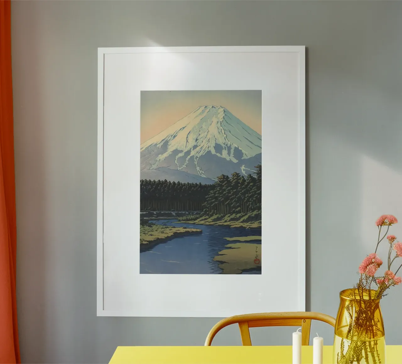 Oshino no Fuji San 1942 by Kawase Hasui poster da GoArt