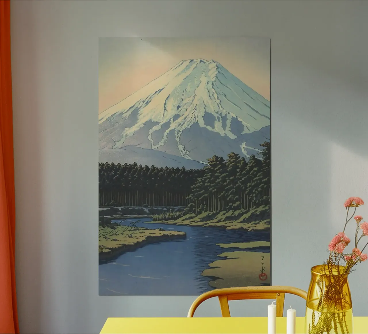 Oshino no Fuji San 1942 by Kawase Hasui poster da GoArt