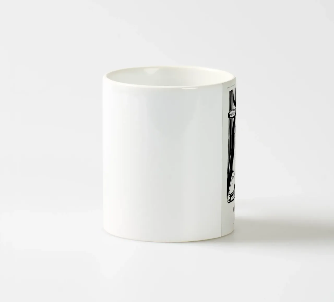 Kirchner - The Large Cow Lying Down tazza in ceramica da Vintage by JUNIQE
