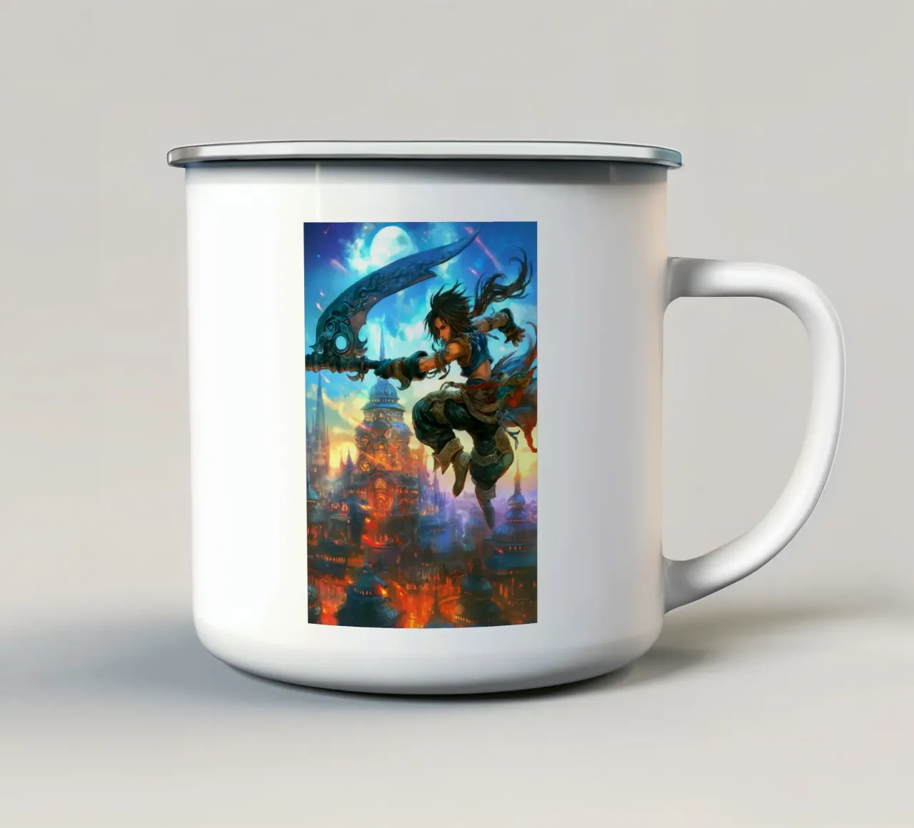Zidane Tribale Final Fantasy IX tazza in smalto da Fleur de Lys