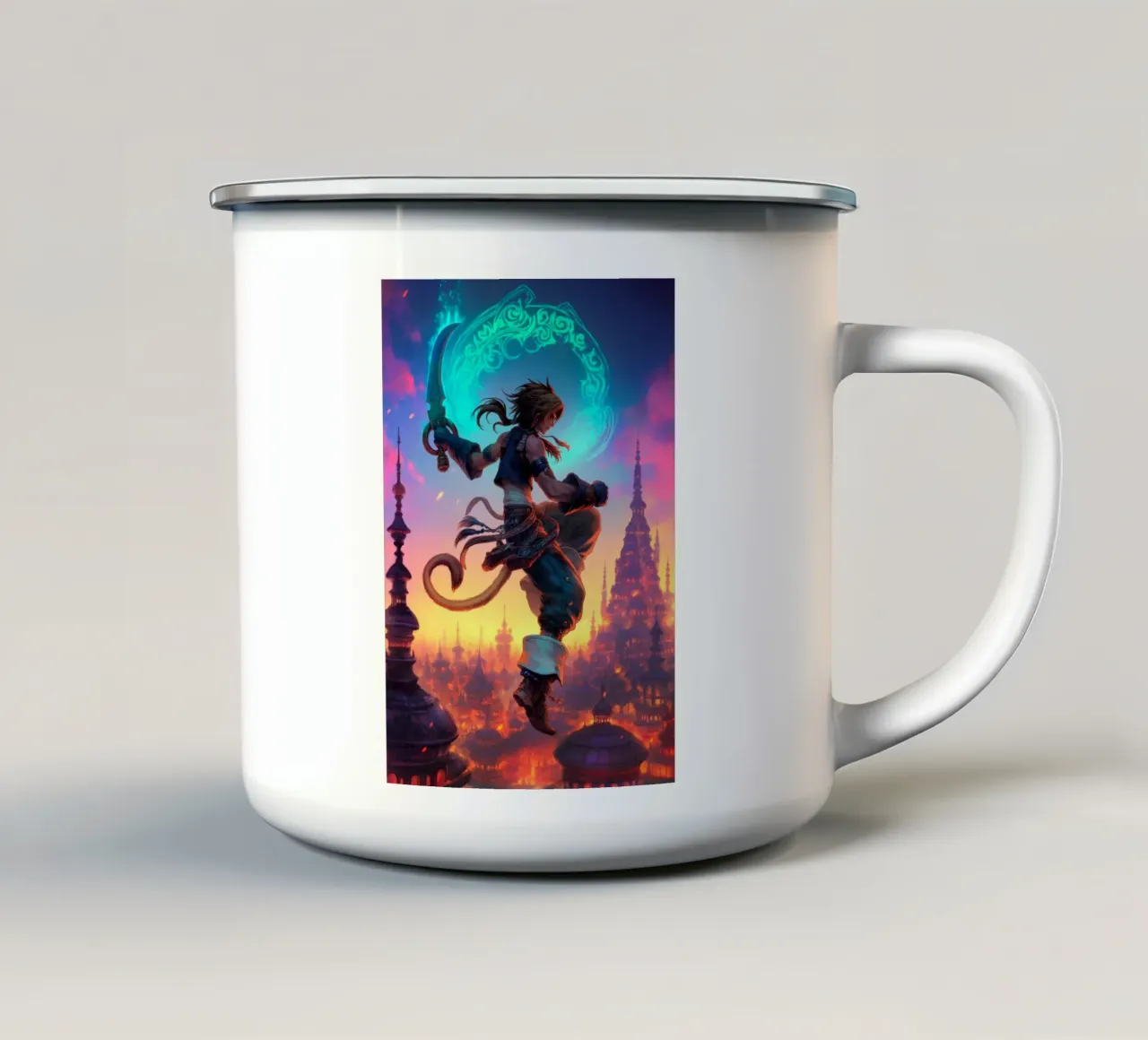 Zidane Tribale Final Fantasy IX tazza in smalto da Fleur de Lys