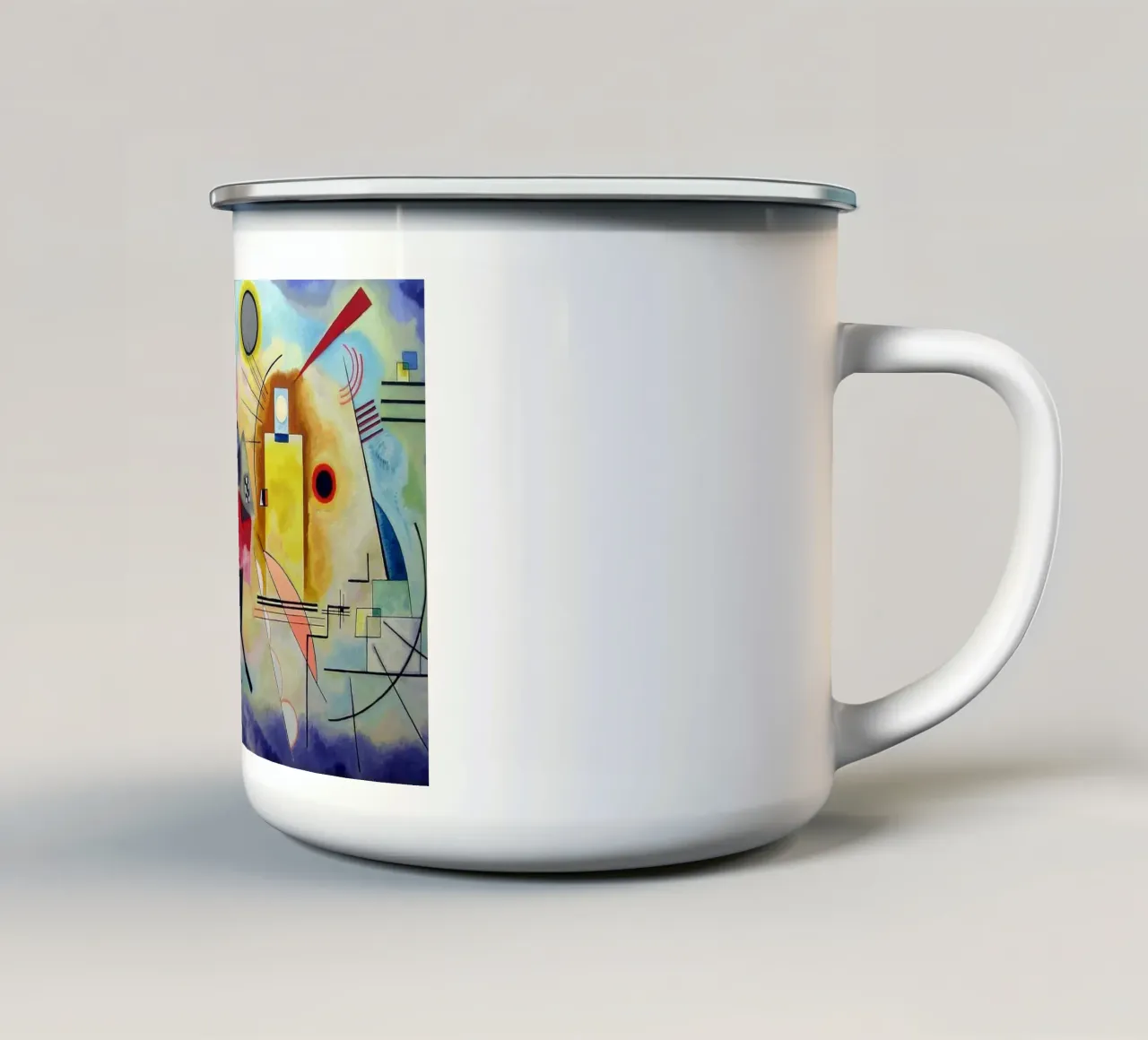Wassily Kandinsky tazza in smalto da Maegan