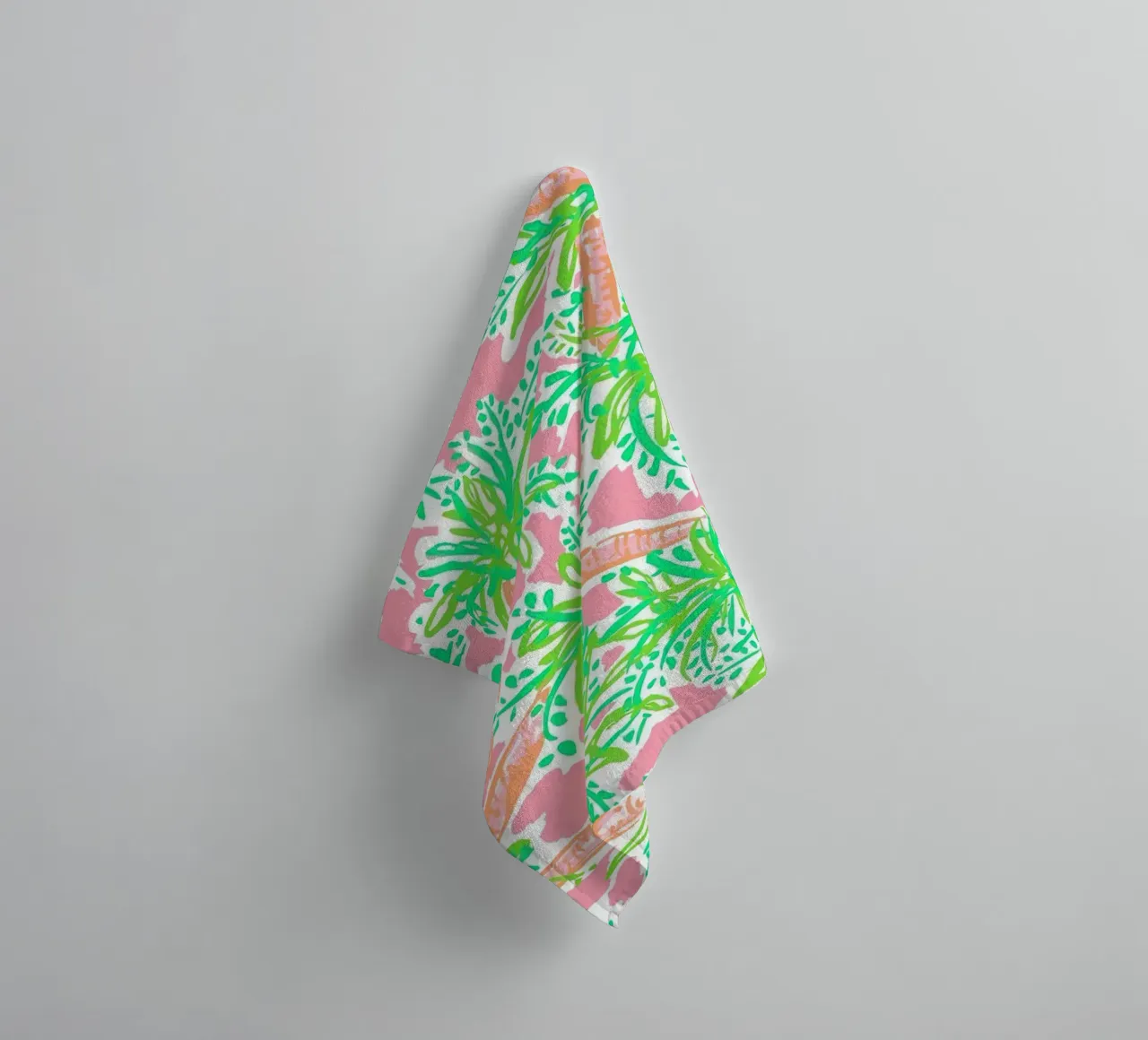 Bocconcini di carote Lilly Pulitzer asciugamano da bagno da Queenshop