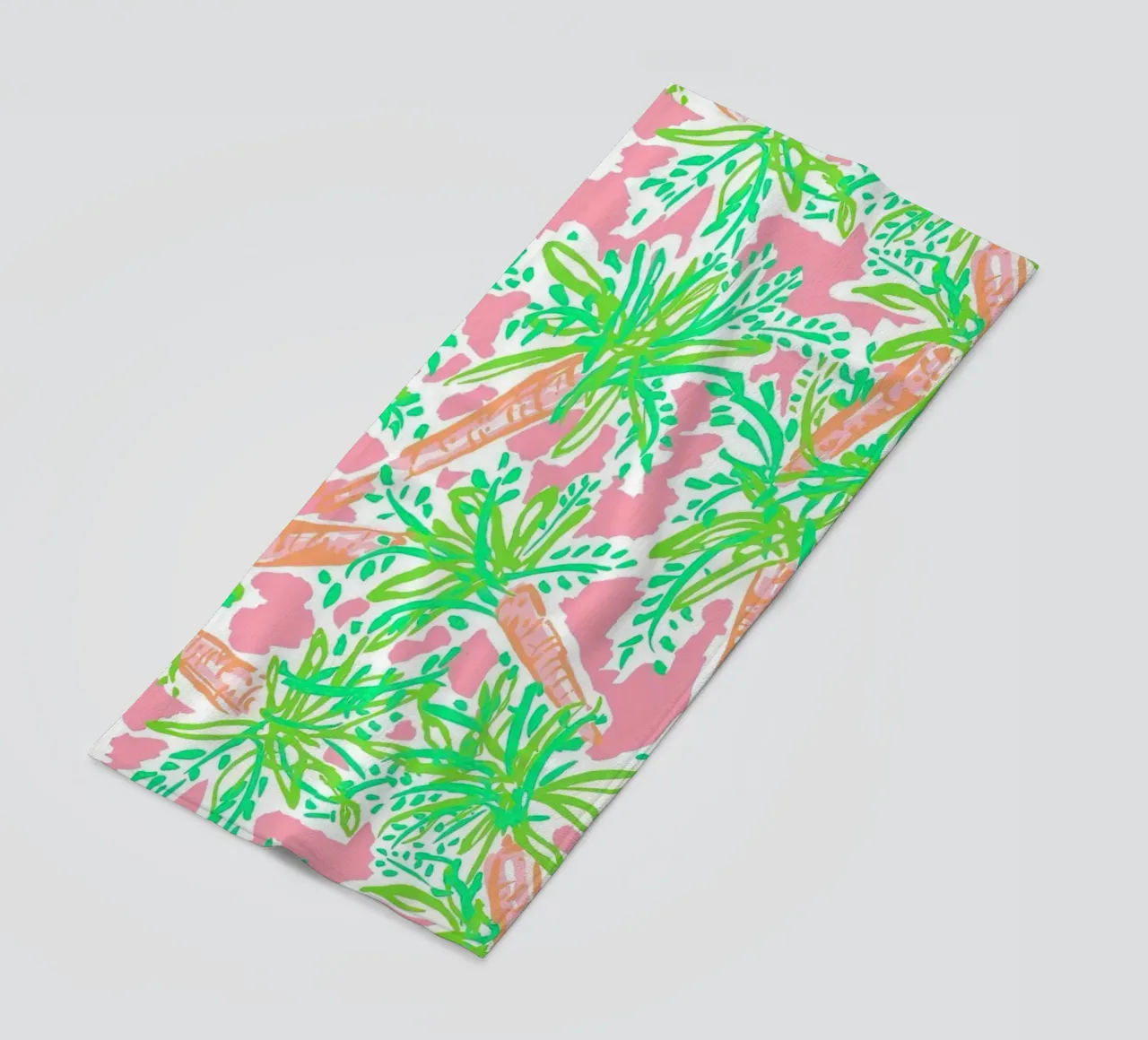 Bocconcini di carote Lilly Pulitzer telo mare da Queenshop