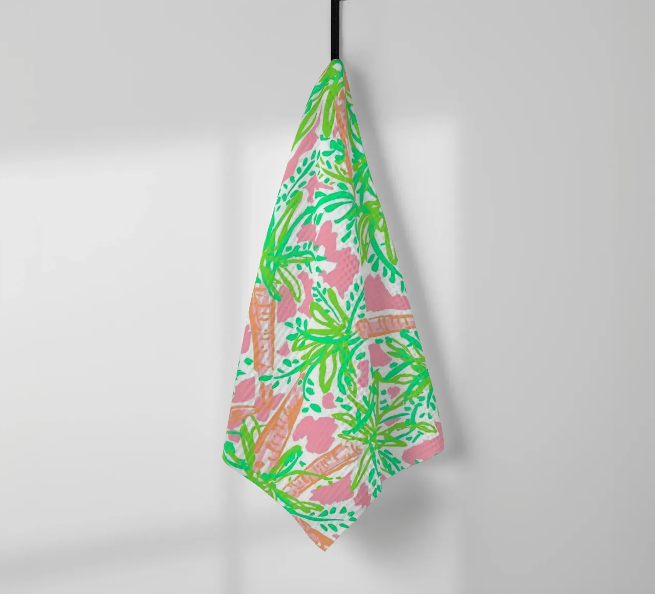 Bocconcini di carote Lilly Pulitzer canovaccio da cucina da Queenshop