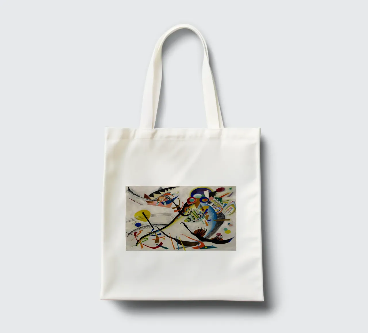 Wassily Kandinsky borsa in juta da Maegan