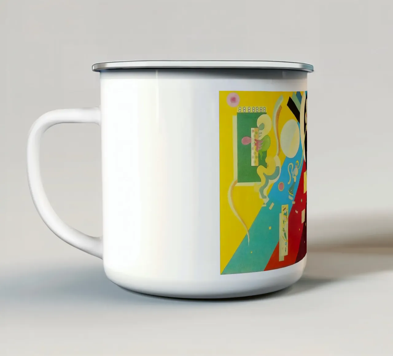 Wassily Kandinsky tazza in smalto da Maegan