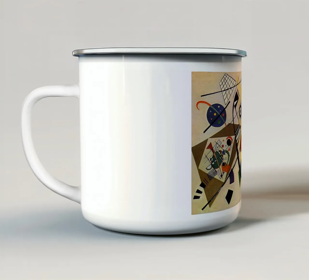 Wassily Kandinsky tazza in smalto da Maegan