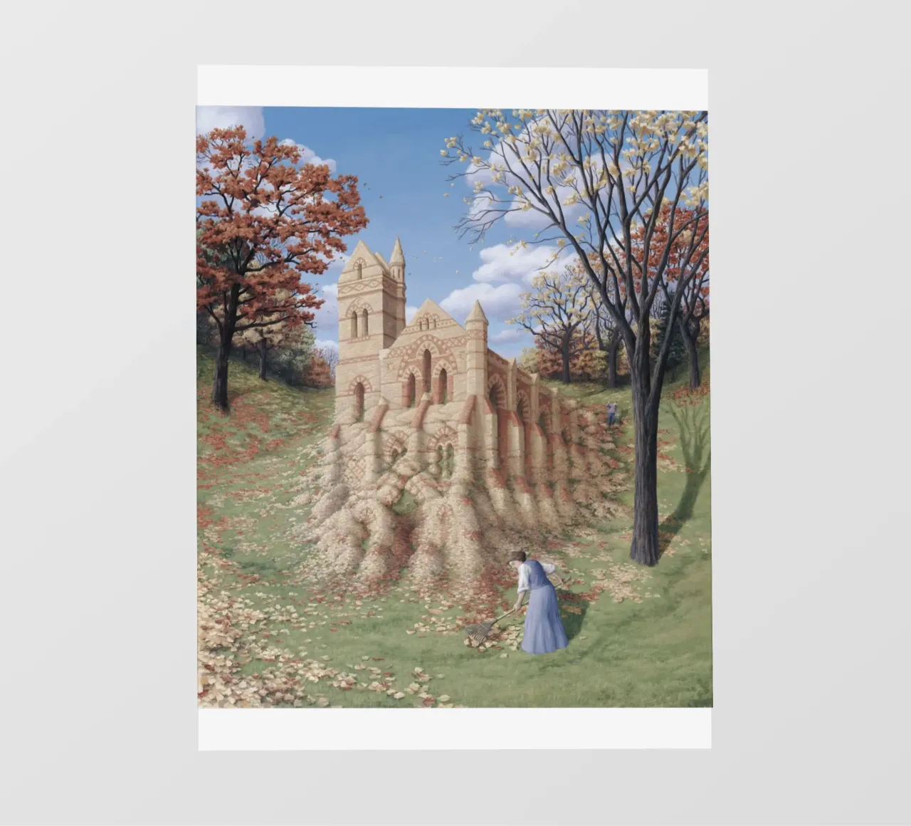 Rob Gonsalves Architettura d'autunno telo in pvc da Spencer Farrell2