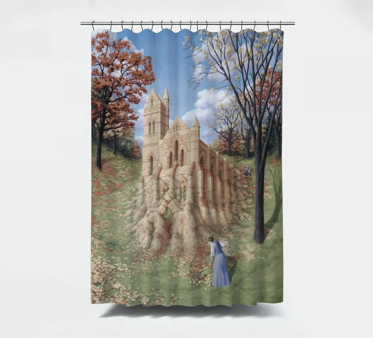 Rob Gonsalves Architettura d'autunno tenda da doccia da Spencer Farrell2