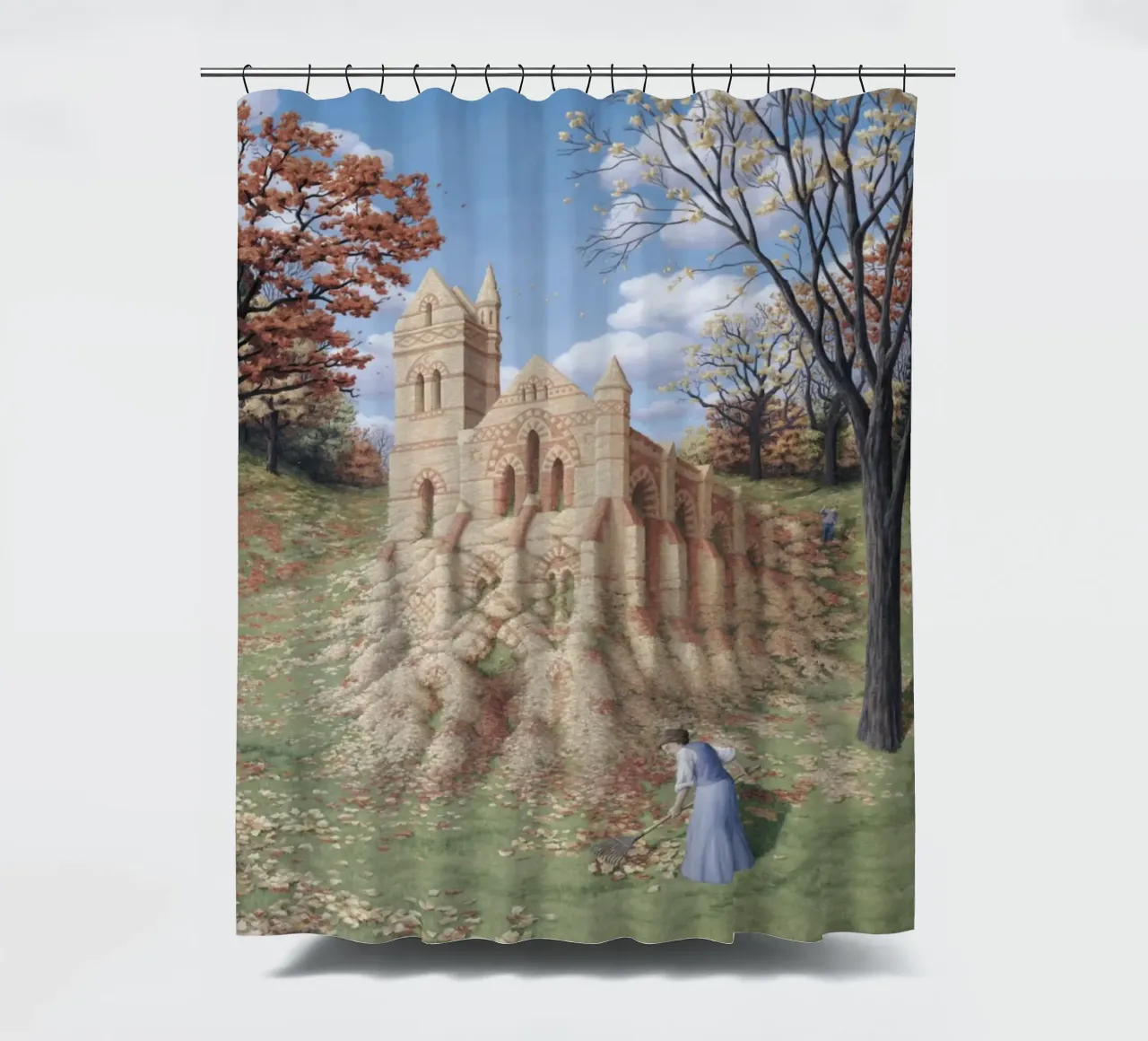 Rob Gonsalves Architettura d'autunno tenda da doccia da Spencer Farrell2