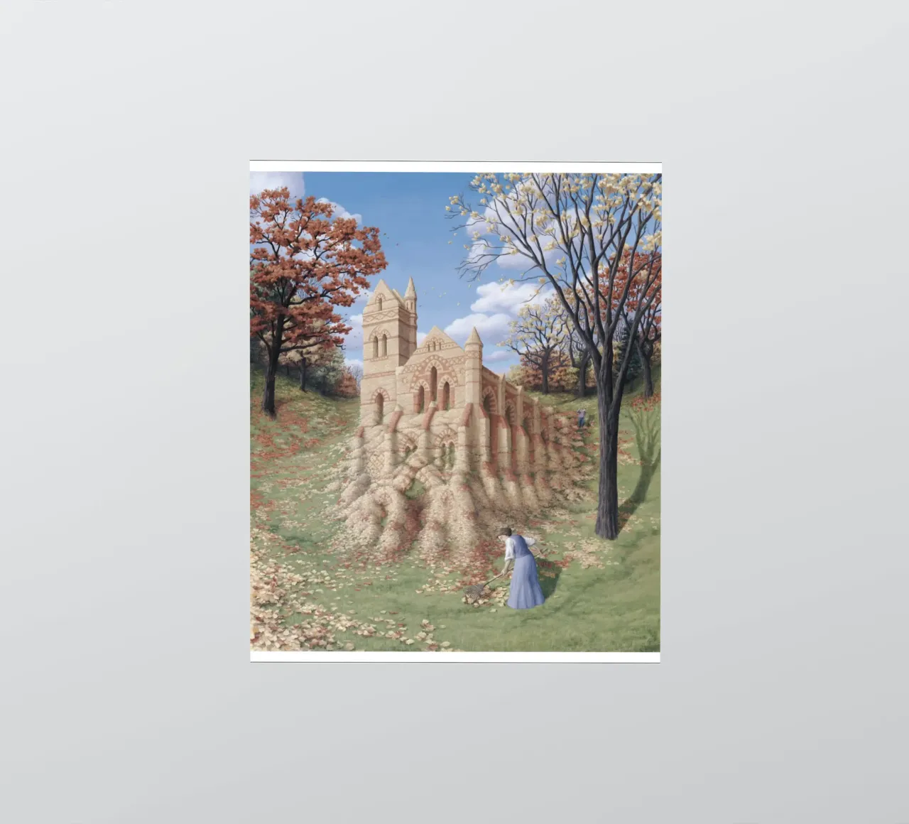 Rob Gonsalves Autumn Architecture autocollant de Spencer Farrell2