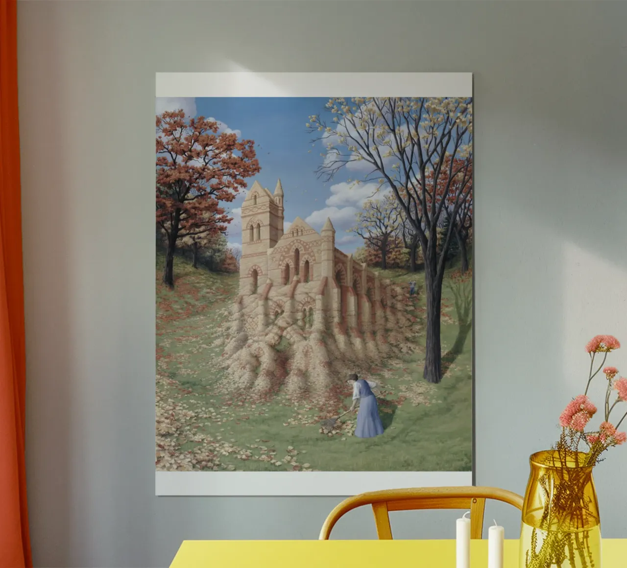 Rob Gonsalves Architettura d'autunno carta hahnemühle da Spencer Farrell2