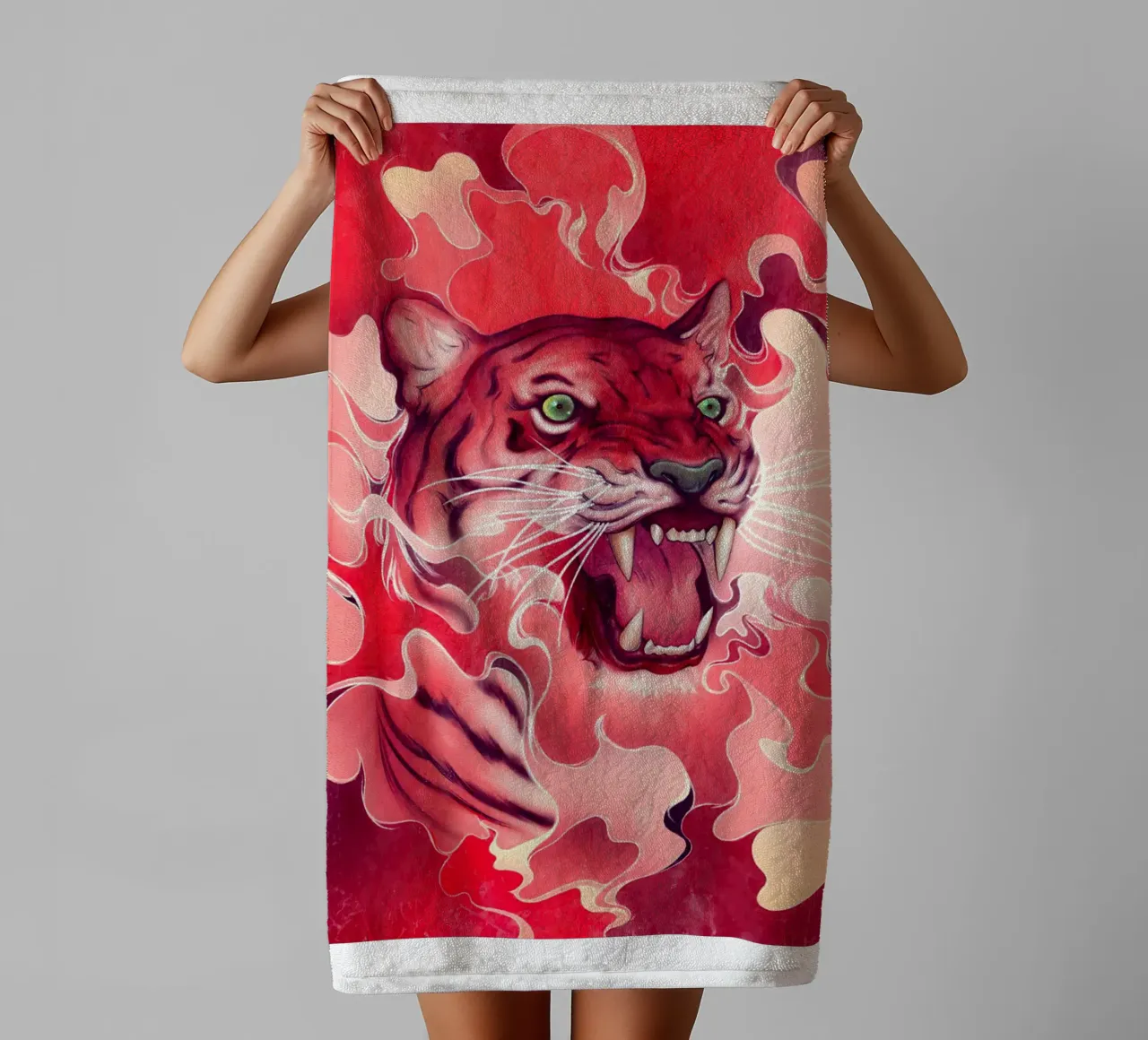 Favole di James Jean asciugamano da bagno da Spencer Farrell2