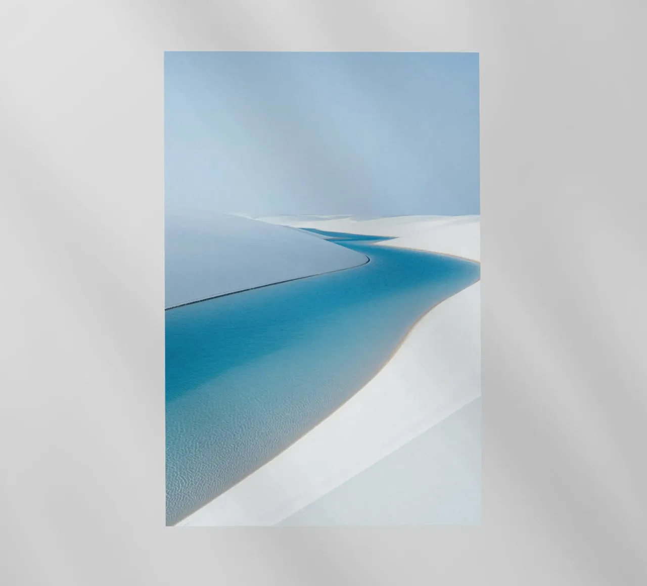 Lagune blu pellicola backlit da Indigo Tides Art