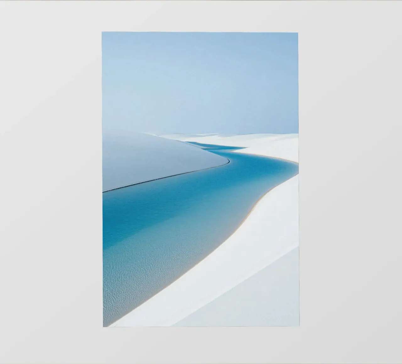 Lagune blu pellicola backlit da Indigo Tides Art