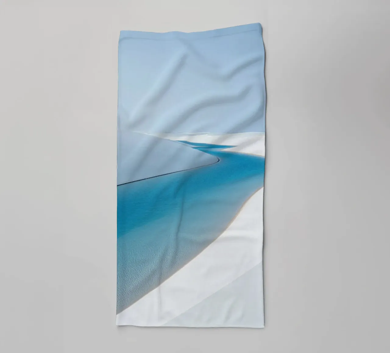 Lagune blu asciugamano da bagno da Indigo Tides Art