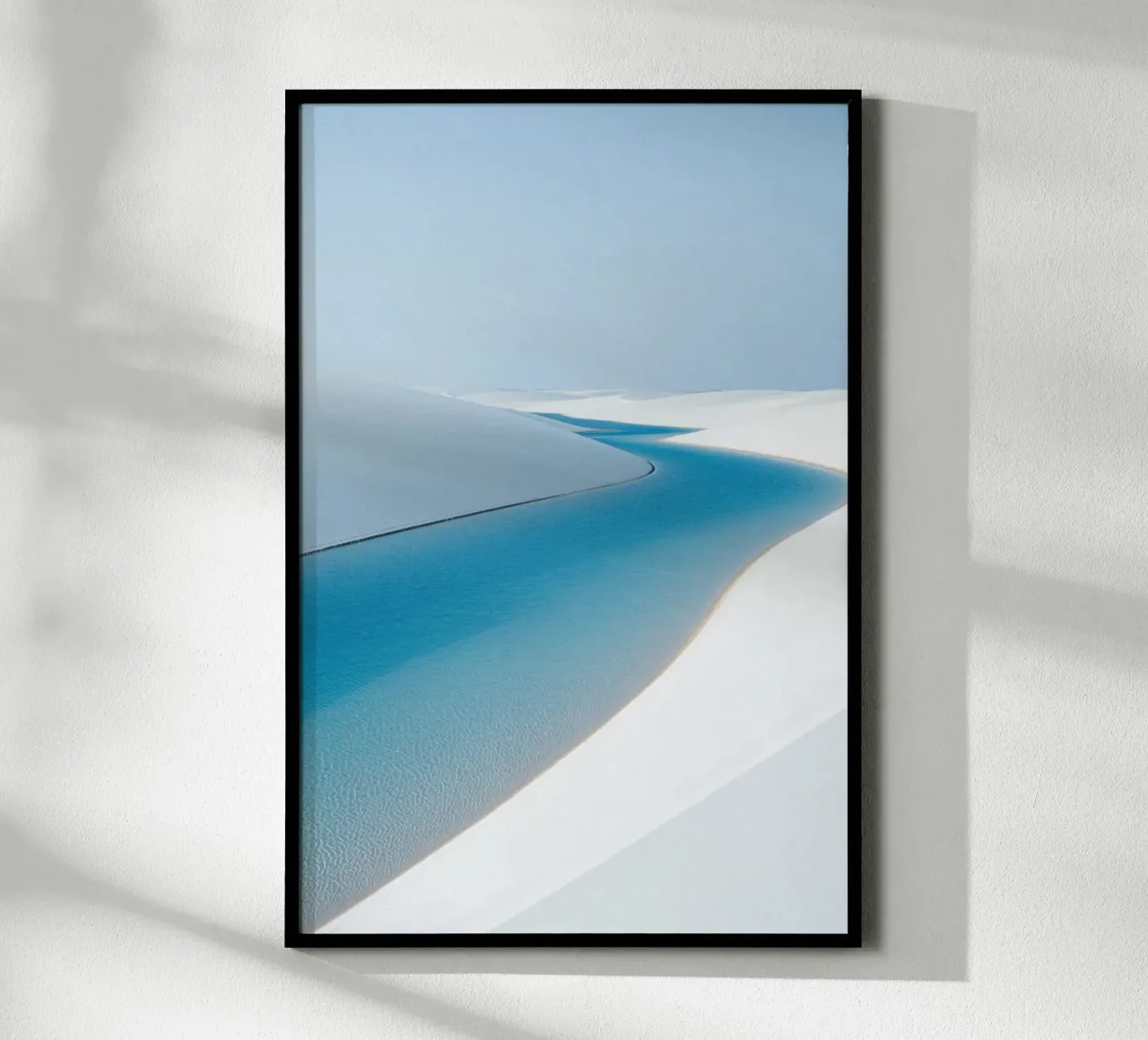 Lagunas azules hahnemühle de Indigo Tides Art