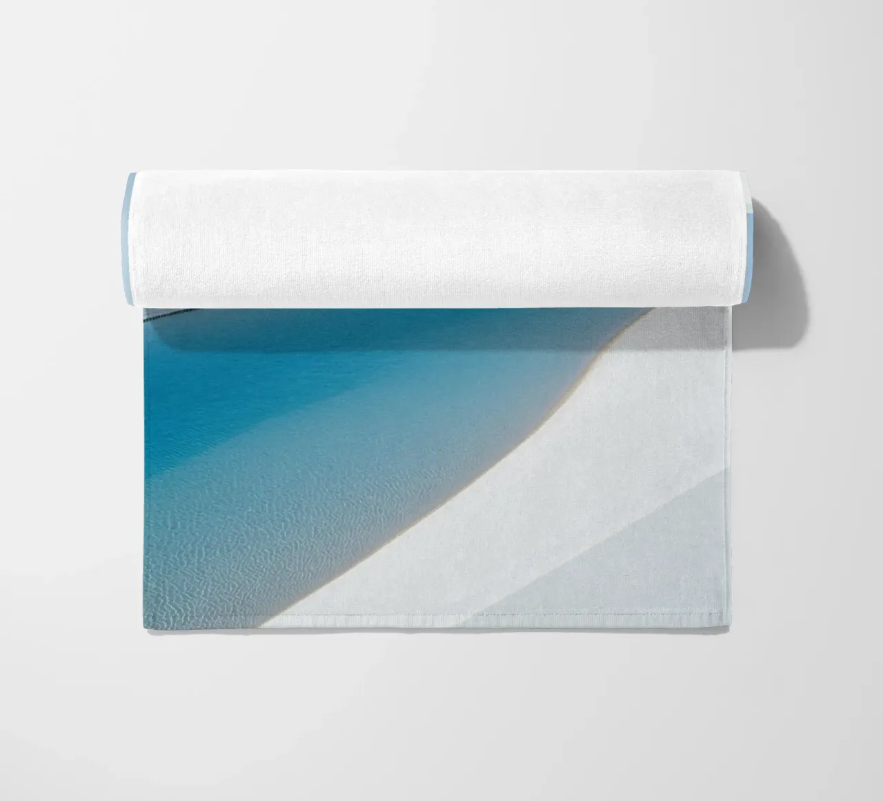 Lagune blu telo mare da Indigo Tides Art