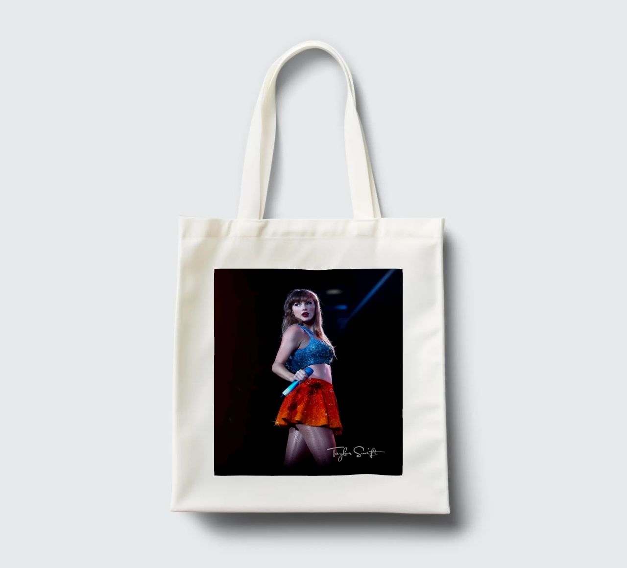 taylor swift suonare canzone borsa in juta da NindaCreationsArt
