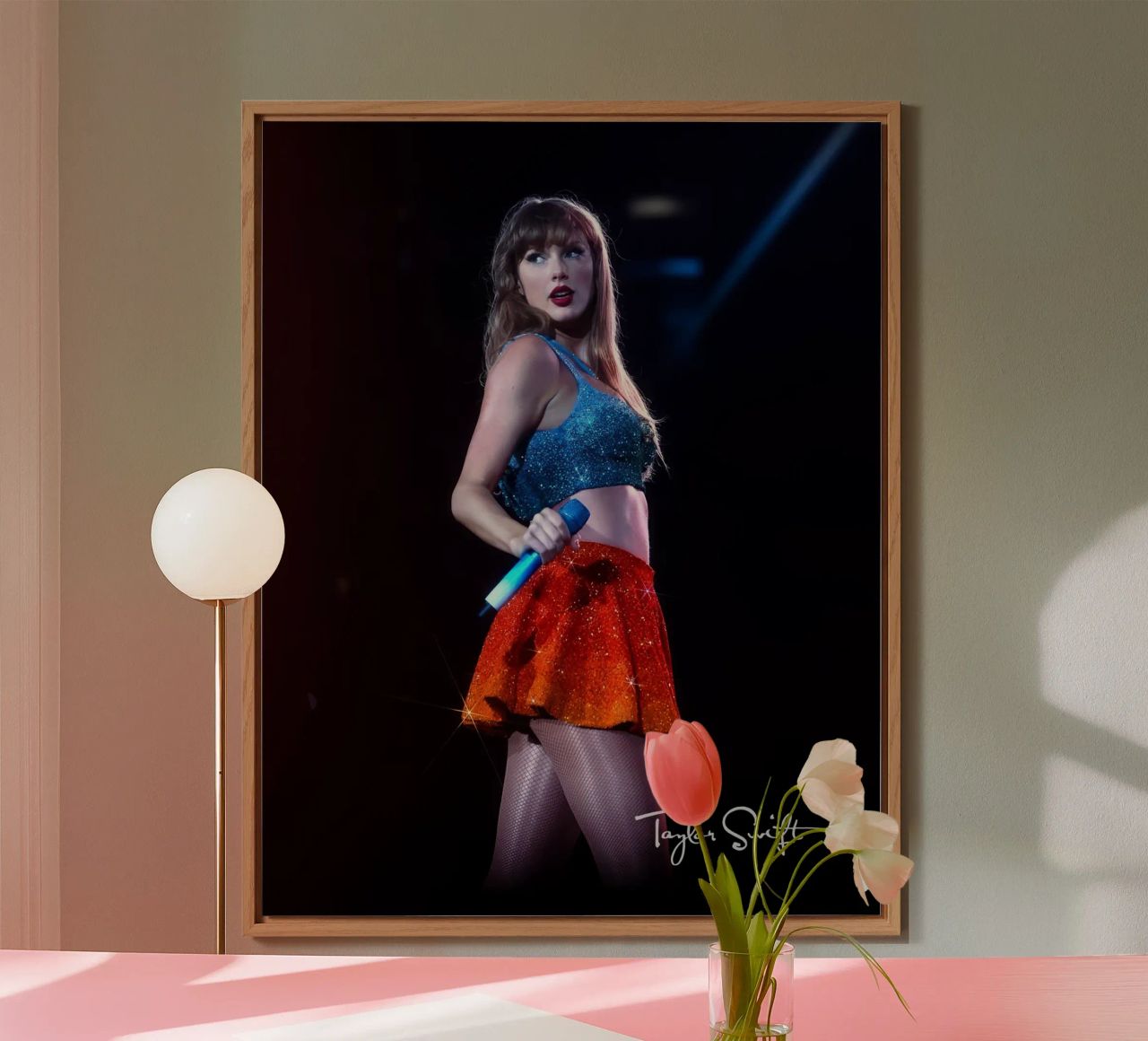 taylor swift suonare canzone alluminio dibond da NindaCreationsArt