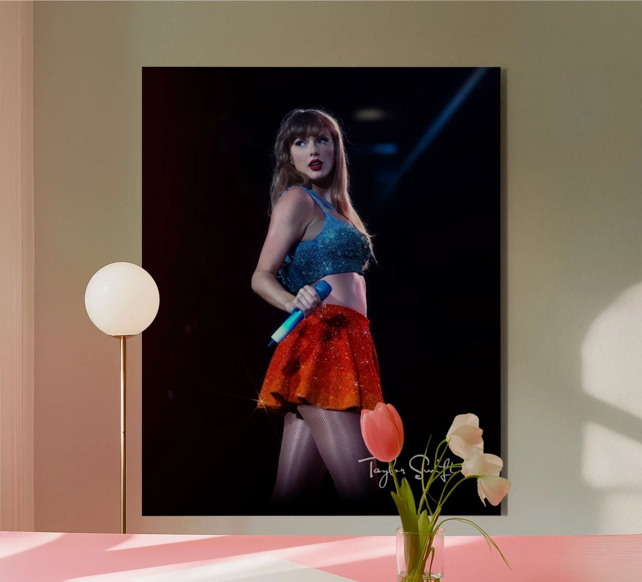 taylor swift suonare canzone alluminio dibond da NindaCreationsArt