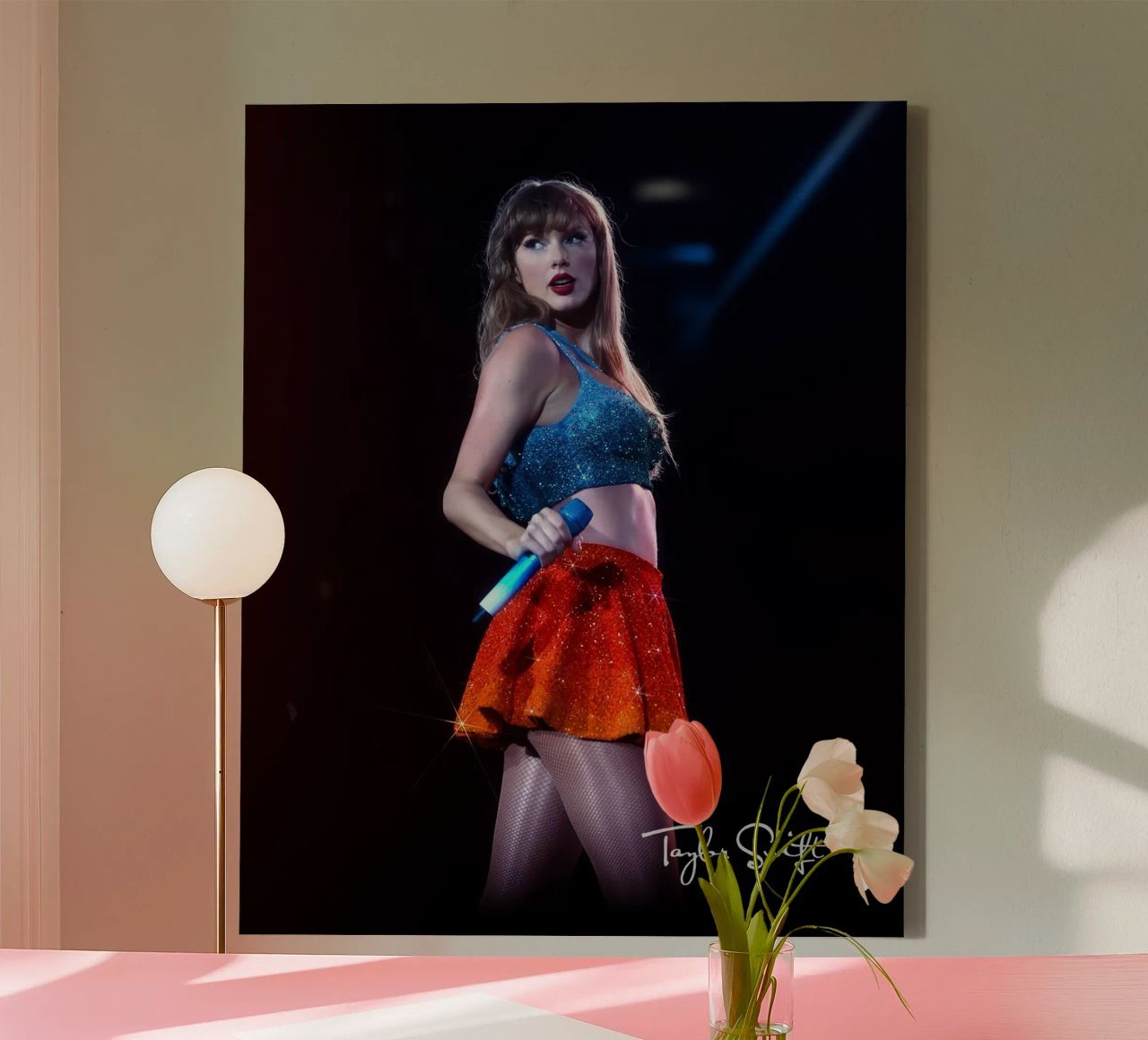 taylor swift suonare canzone tela da NindaCreationsArt