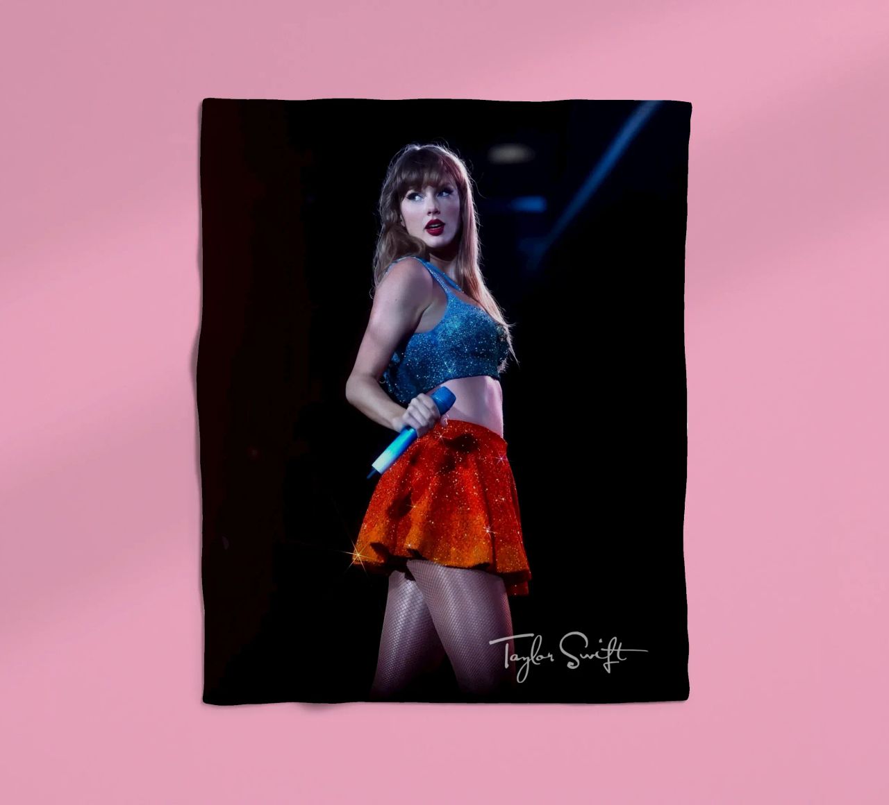 taylor swift suonare canzone coperta in pile da NindaCreationsArt