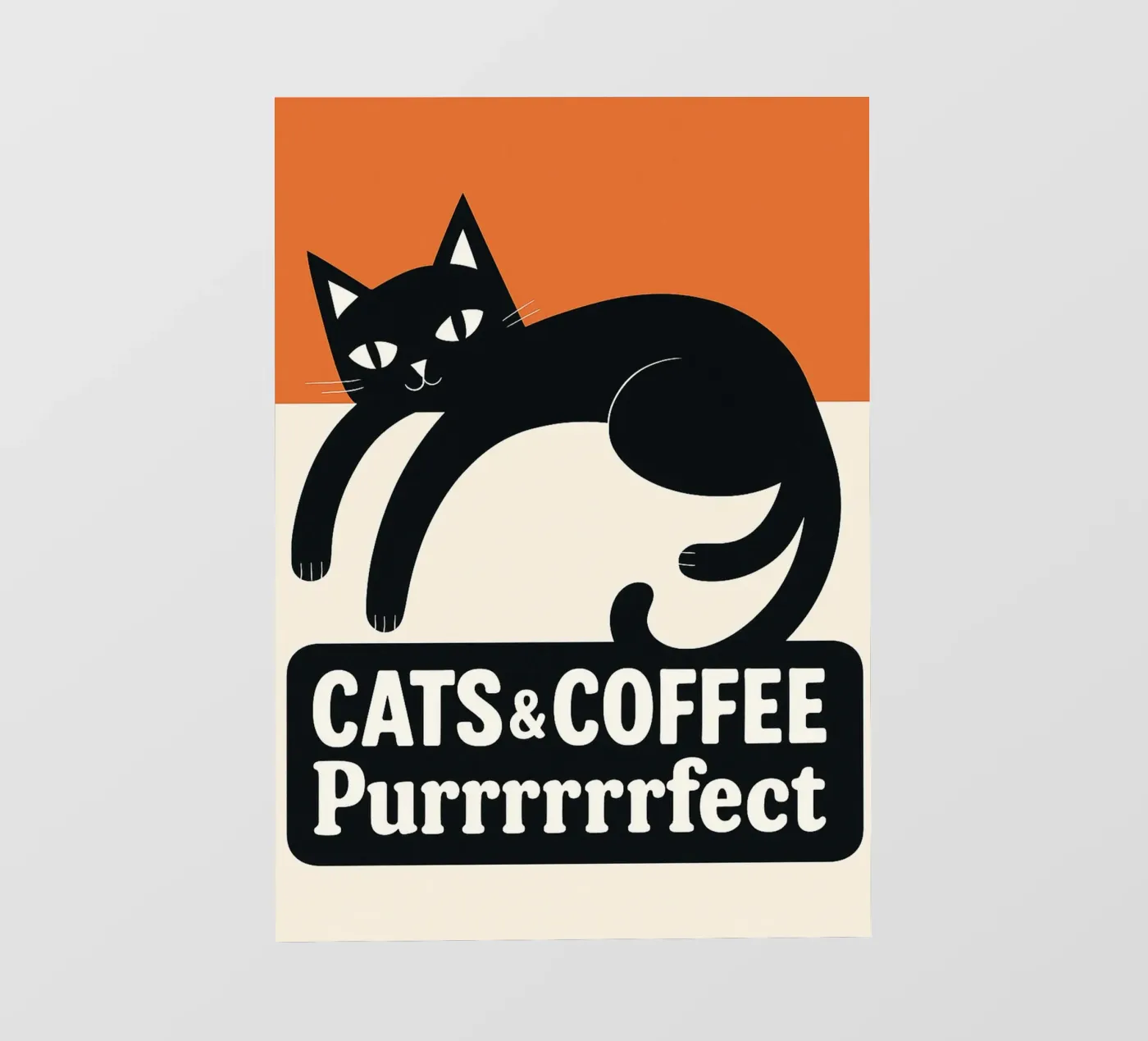 gatto e caffè pellicola backlit da Nayara