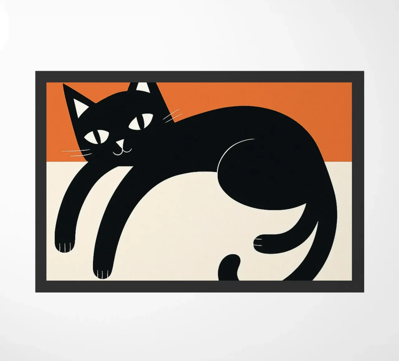 kat en koffie deurmat van Nayara