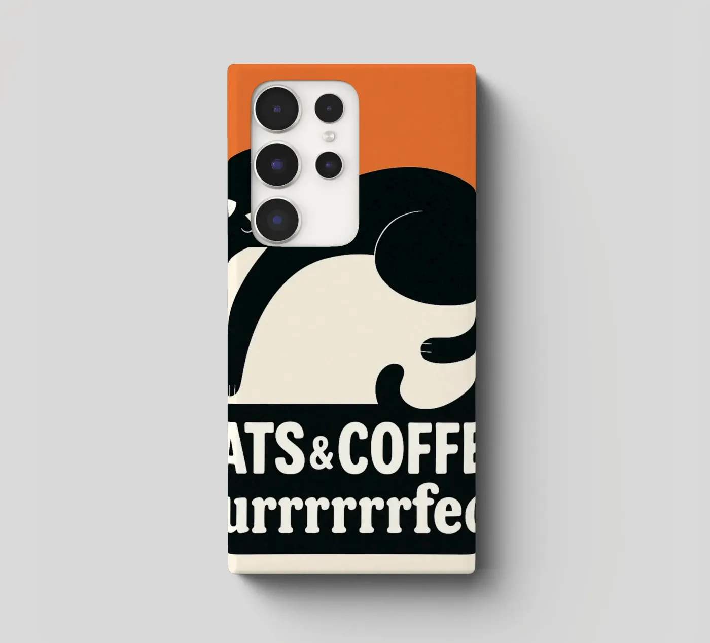 gatto e caffè cover samsung da Nayara