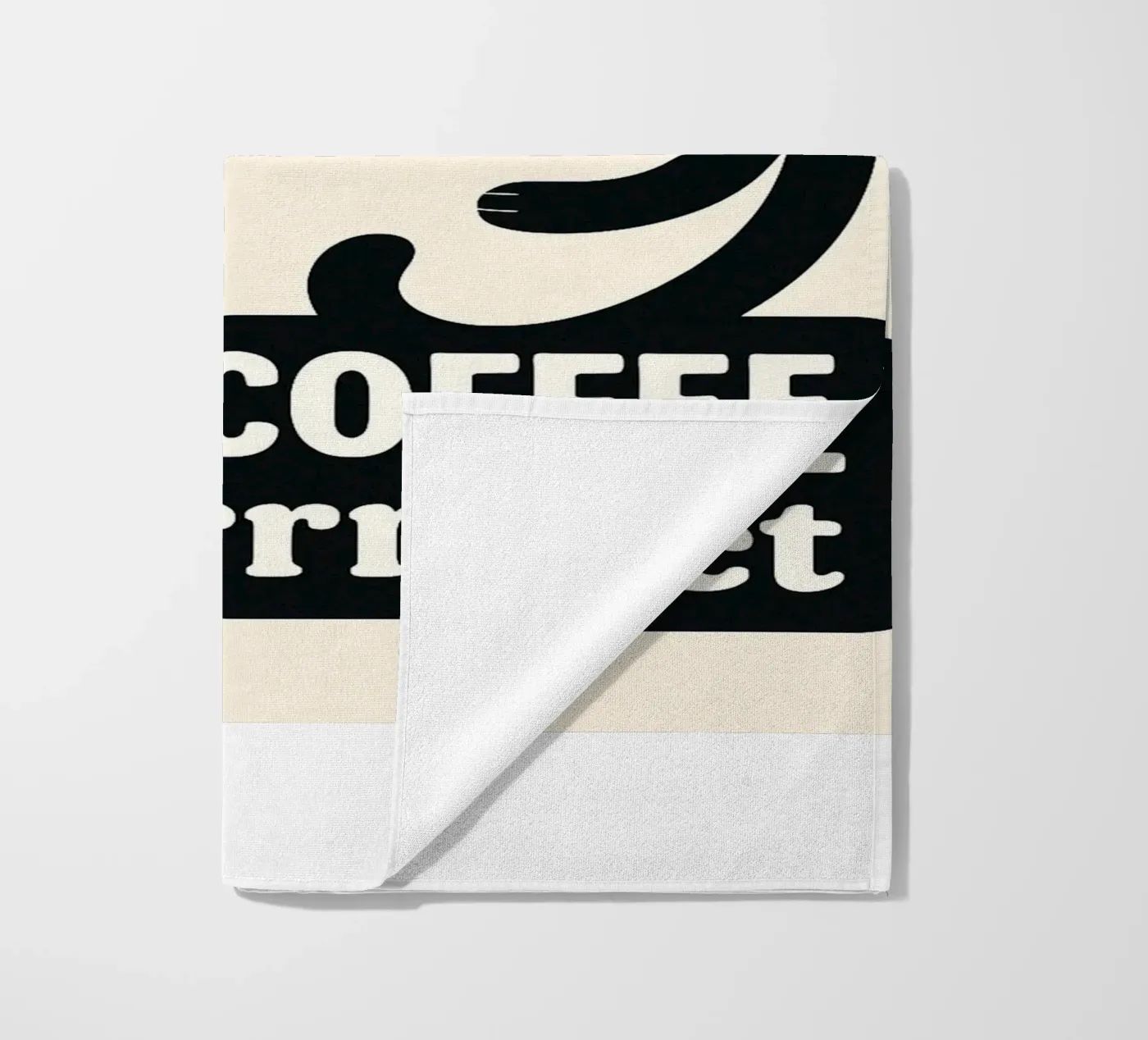gatto e caffè telo mare da Nayara