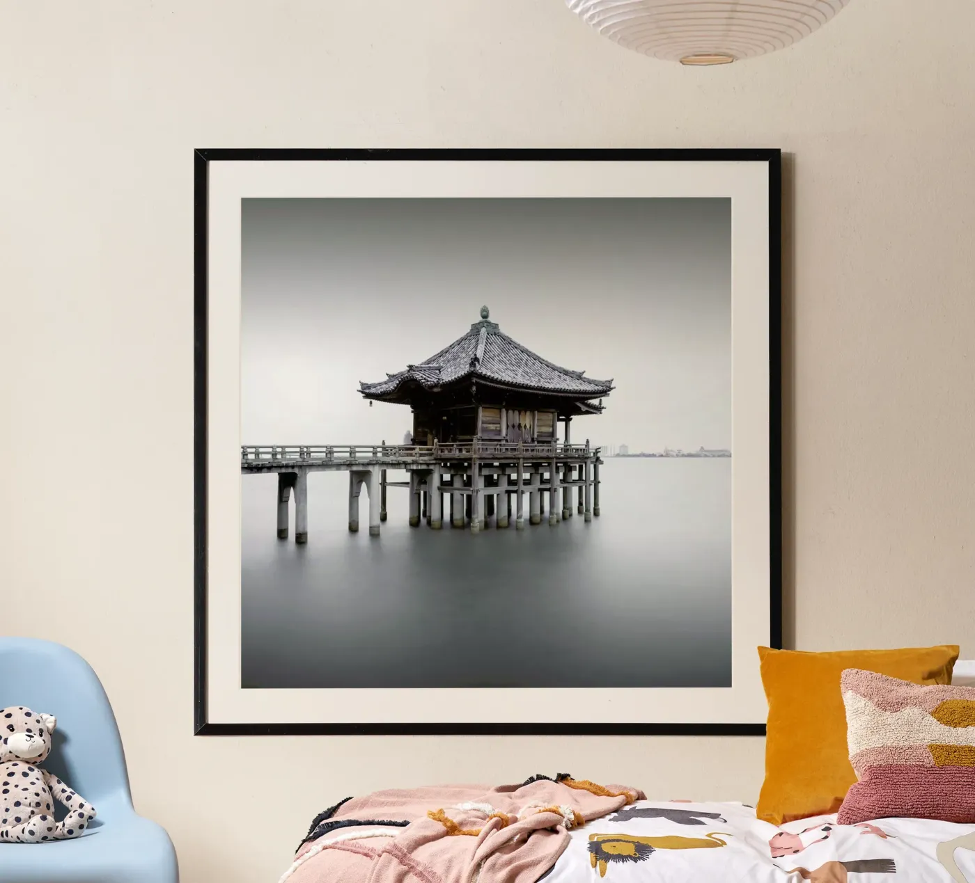 Japan Floating Temple poster da Michael J. Reibert