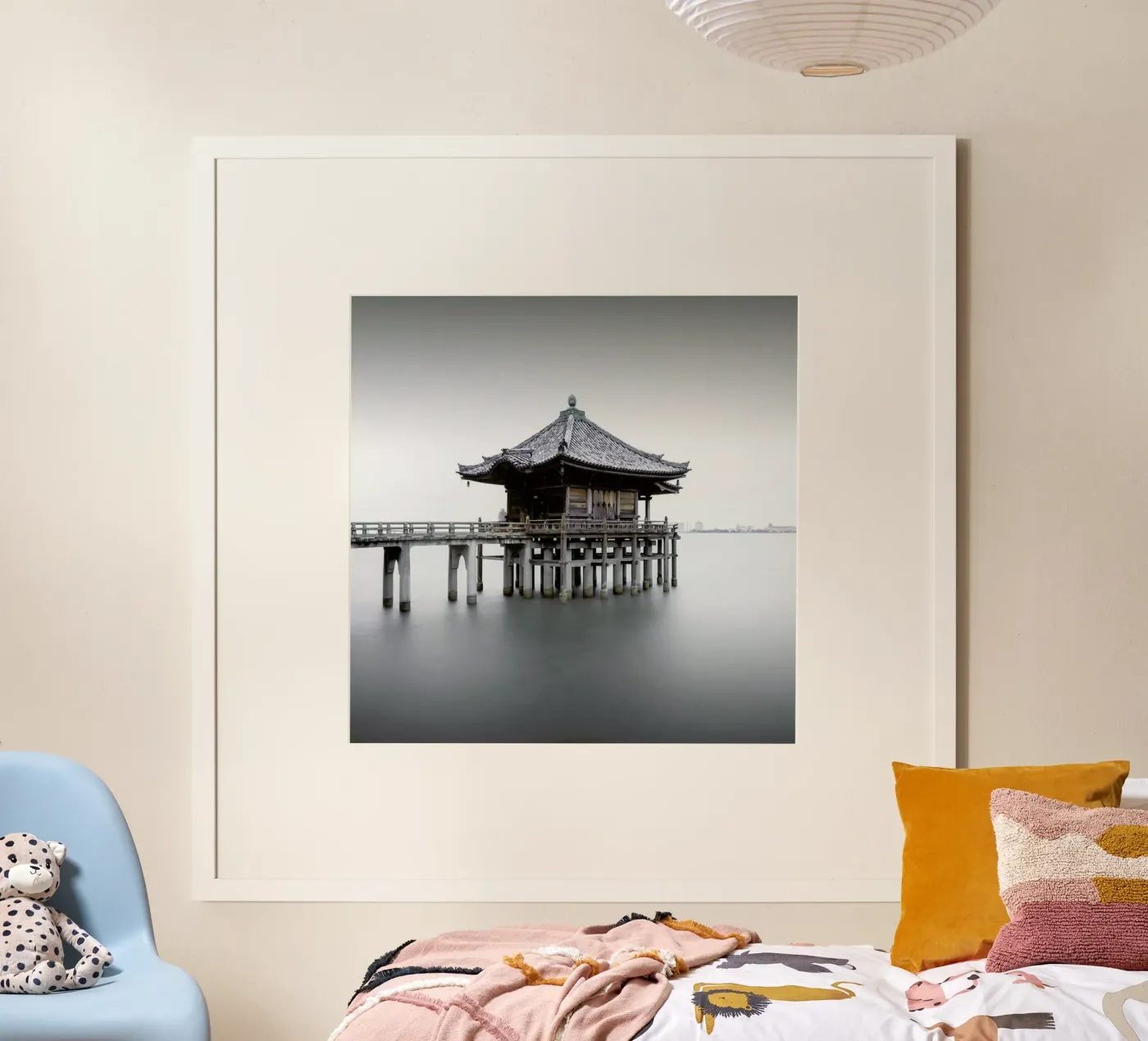 Japan Floating Temple poster da Michael J. Reibert