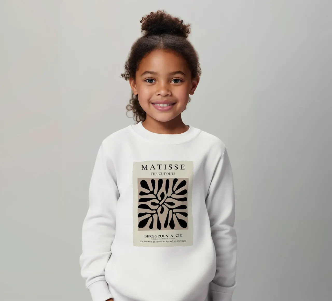 Henri Matisse - I ritagli - Marrone e nero felpa bambino da Perdana shop