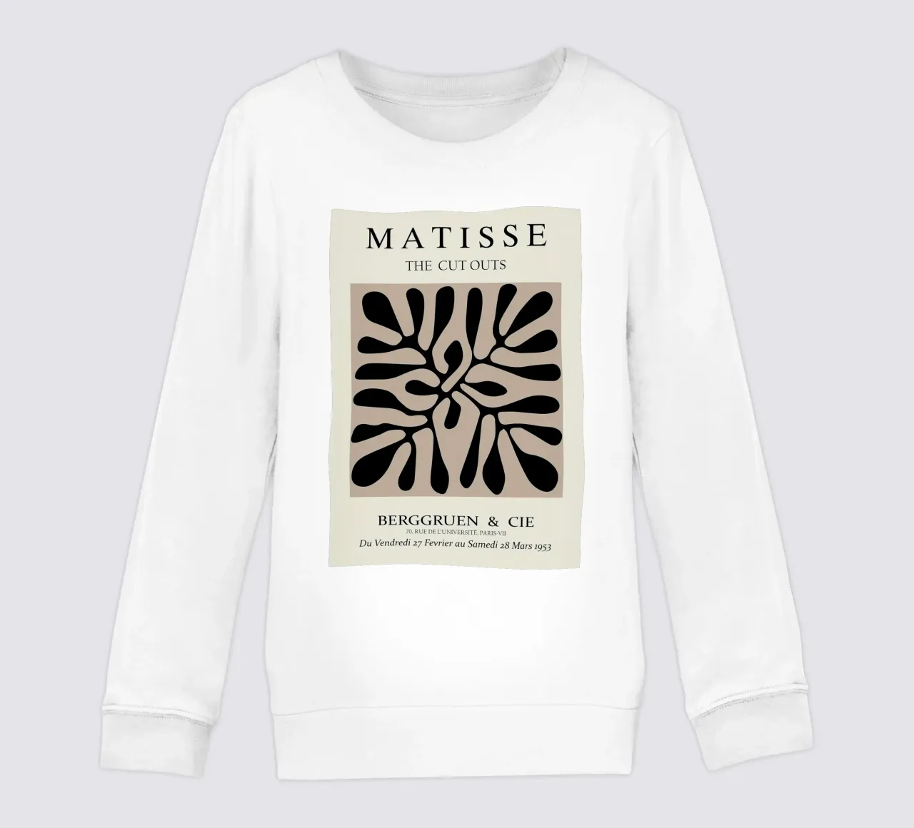 Henri Matisse - I ritagli - Marrone e nero felpa bambino da Perdana shop
