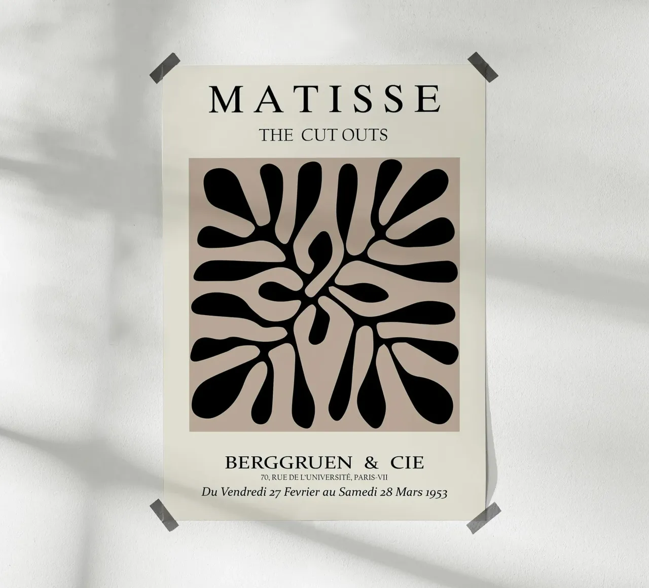 Henri Matisse - I ritagli - Marrone e nero carta hahnemühle da Perdana shop