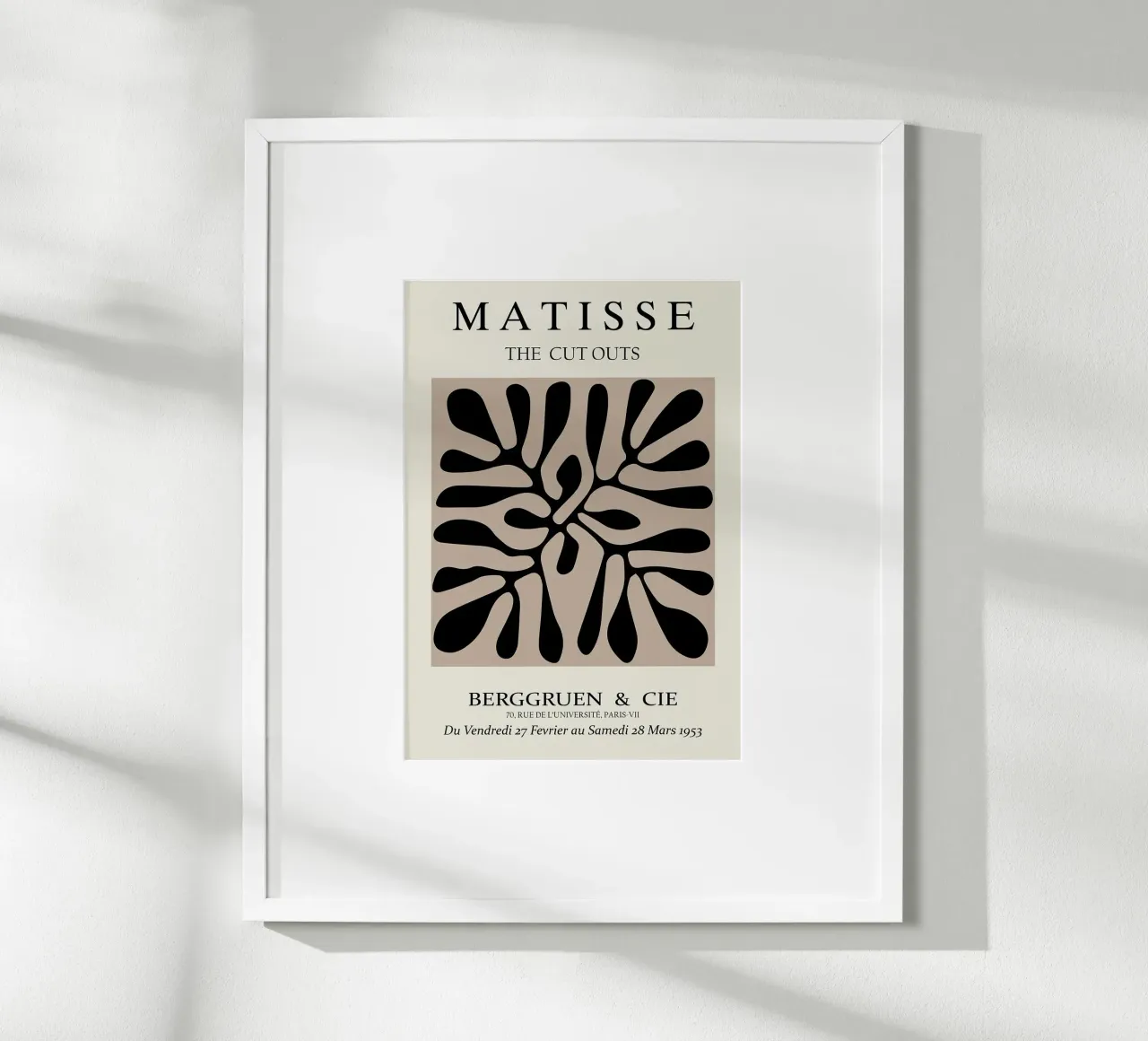 Henri Matisse - I ritagli - Marrone e nero carta hahnemühle da Perdana shop