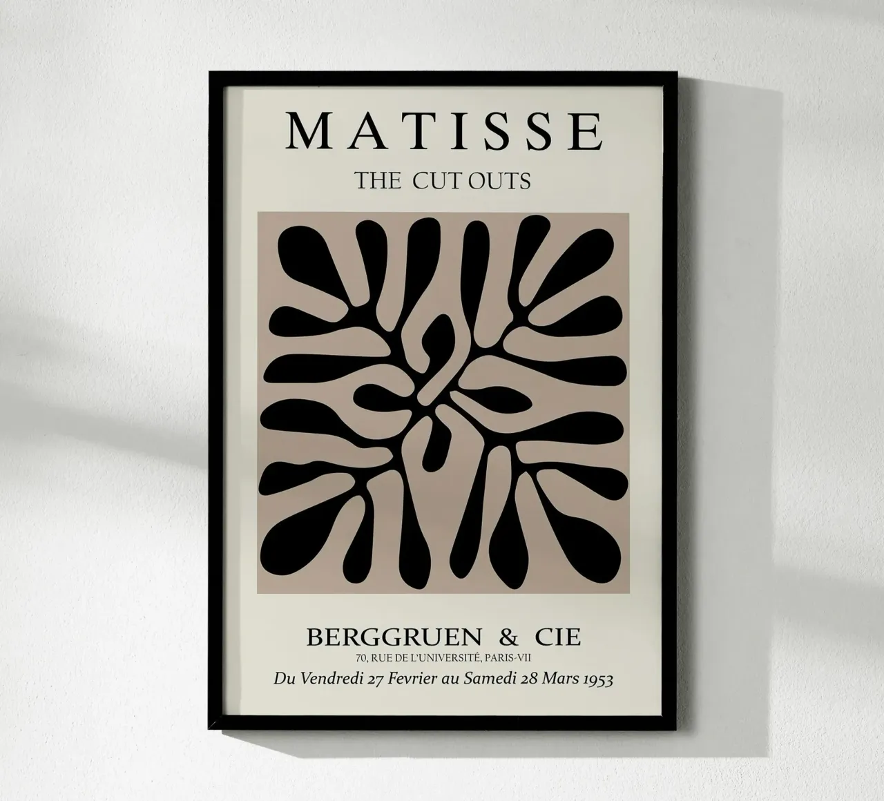 Henri Matisse - I ritagli - Marrone e nero carta hahnemühle da Perdana shop