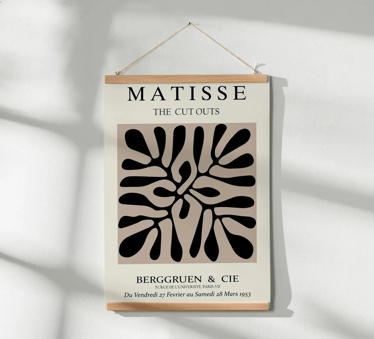 Henri Matisse - I ritagli - Marrone e nero carta hahnemühle da Perdana shop
